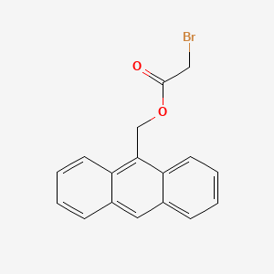 molecular formula C17H13BrO2 B12531035 (Anthracen-9-yl)methyl bromoacetate CAS No. 141989-10-8