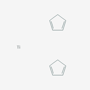 molecular formula C10H12Ti B1253105 Cyclopenta-1,3-diene;titanium 