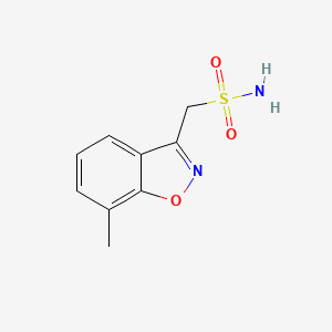 1,2-Benzisoxazole-3-methanesulfonamide, 7-methyl-