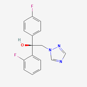 molecular formula C16H13F2N3O B1253107 Flutriafol CAS No. 586965-69-7