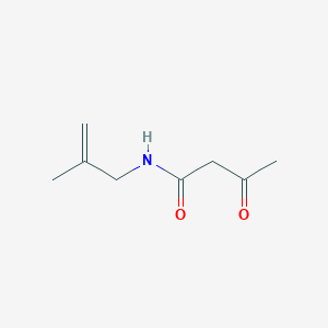 molecular formula C8H13NO2 B12531071 N-(2-Methylprop-2-en-1-yl)-3-oxobutanamide CAS No. 662157-74-6