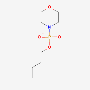 molecular formula C8H17NO4P- B12531082 Butyl morpholin-4-ylphosphonate CAS No. 666846-05-5