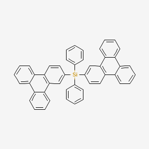 molecular formula C48H32Si B12531103 Diphenyldi(triphenylen-2-yl)silane CAS No. 847996-56-9