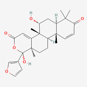 molecular formula C26H32O6 B1253111 7-Deacetylnimolicinol 
