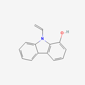 molecular formula C14H11NO B12531136 9-Ethenyl-9H-carbazol-1-OL CAS No. 680993-48-0