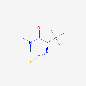 molecular formula C9H16N2OS B12531148 N,N,3-Trimethyl-N~2~-(sulfanylidenemethylidene)-L-valinamide CAS No. 764650-93-3