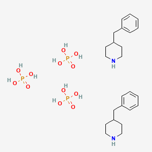 molecular formula C24H43N2O12P3 B12531192 Phosphoric acid--4-benzylpiperidine (3/2) CAS No. 869199-25-7