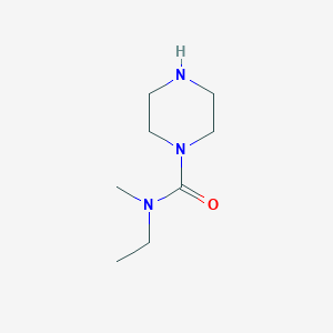 molecular formula C8H17N3O B12531217 N-Ethyl-N-methylpiperazine-1-carboxamide CAS No. 657427-50-4