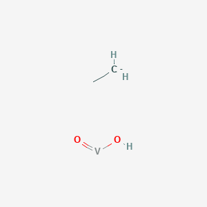 molecular formula C2H6O2V- B12531218 Ethane;hydroxy(oxo)vanadium CAS No. 671235-16-8