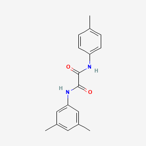 molecular formula C17H18N2O2 B12531228 N~1~-(3,5-Dimethylphenyl)-N~2~-(4-methylphenyl)ethanediamide CAS No. 653591-77-6