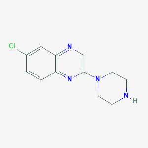 6-Chloro-2-(1-piperazinyl)quinoxaline