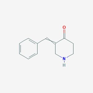 molecular formula C12H13NO B12531367 3-Benzylidenepiperidin-4-one CAS No. 775227-33-3