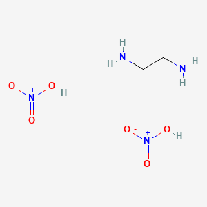 molecular formula C2H10N4O6 B1253146 1,2-Ethanediamine, dinitrate CAS No. 20829-66-7