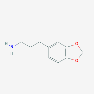 molecular formula C11H15NO2 B125315 4-(2H-1,3-苯并二氧杂环-5-基)丁-2-胺 CAS No. 40742-32-3