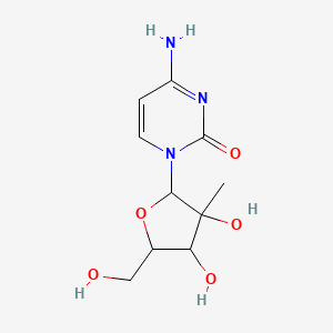 4-amino-1-(3,4-dihydroxy-5-(hydroxymethyl)-3-methyltetrahydrofuran-2-yl)pyrimidin-2(1H)-one