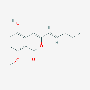 5-Hydroxy-8-methoxy-3-[(E)-1-pentenyl]isocoumarin