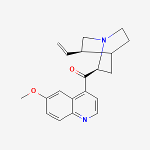 [(2S,5R)-5-ethenyl-1-azabicyclo[2.2.2]octan-2-yl]-(6-methoxyquinolin-4-yl)methanone