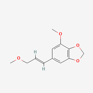 molecular formula C12H14O4 B1253178 Anthriscinol methyl ether 