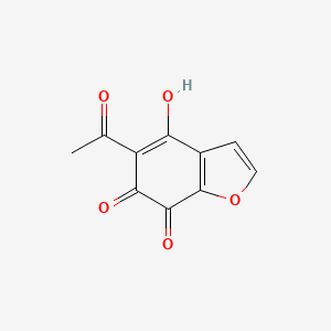 molecular formula C10H6O5 B1253182 Khellinonequinone CAS No. 116754-42-8