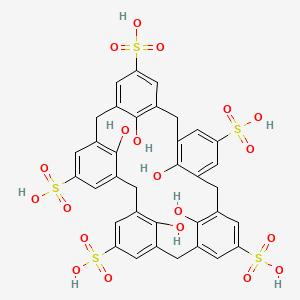 molecular formula C35H30O20S5 B1253191 p-Sulfonatocalix[5]arene 