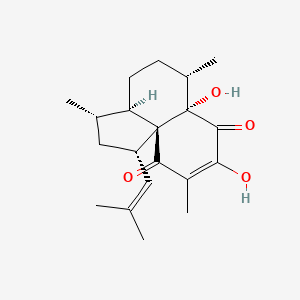 (1S,3S,3aR,6S,6aS,10aR)-6a,8-dihydroxy-3,6,9-trimethyl-1-(2-methylprop-1-enyl)-2,3,3a,4,5,6-hexahydro-1H-cyclopenta[e]naphthalene-7,10-dione