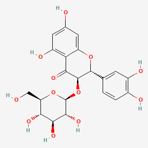 molecular formula C21H22O12 B1253199 Glucodistylin CAS No. 27297-45-6