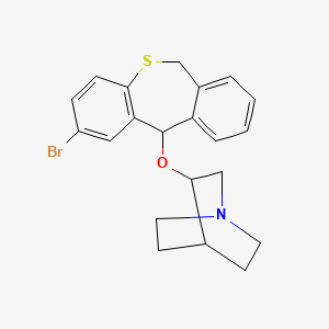 3-[(2-Bromo-6,11-dihydrobenzo[c][1]benzothiepin-11-yl)oxy]-1-azabicyclo[2.2.2]octane