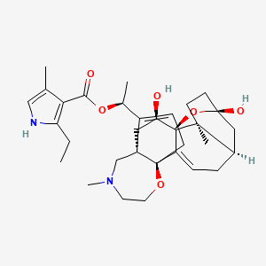 molecular formula C32H44N2O6 B1253226 Homobatrachotoxin CAS No. 23509-17-3