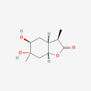 molecular formula C10H16O4 B1253236 Lactinolide 