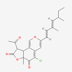 molecular formula C23H25ClO5 B1253243 Isochromophilone Ib 