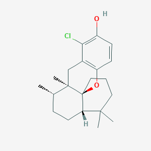 molecular formula C21H29ClO2 B1253253 6'-Chloroaureol 