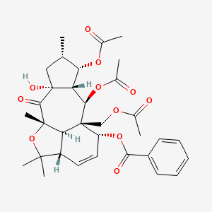 3,5,17-O-Triacetyl-7-O-benzoyl-15-hydroxycheiradone