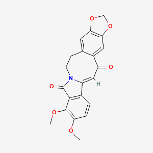 molecular formula C21H17NO6 B1253268 Magallanesine 