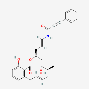 molecular formula C28H29NO5 B1253270 Saliphenylhalamide 