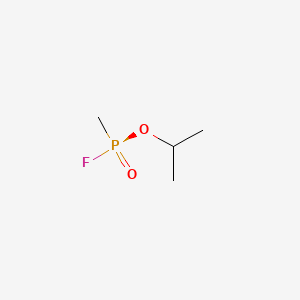 molecular formula C4H10FO2P B1253272 Sarin, (+)- CAS No. 6171-93-3