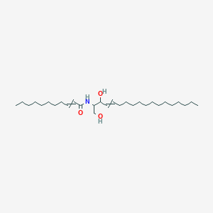 molecular formula C29H55NO3 B12532747 N-(1,3-Dihydroxyoctadec-4-EN-2-YL)undec-2-enamide CAS No. 798551-16-3