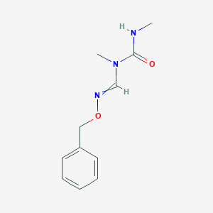 molecular formula C11H15N3O2 B12532789 N'-(Benzyloxy)-N-methyl-N-(methylcarbamoyl)methanimidamide CAS No. 652154-39-7