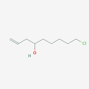 molecular formula C9H17ClO B12532886 1-Nonen-4-ol, 9-chloro- CAS No. 670227-74-4