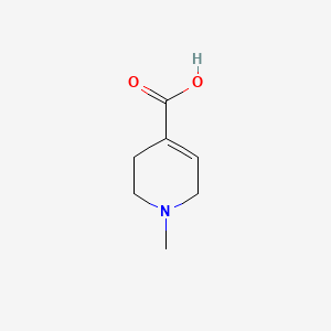 molecular formula C7H11NO2 B1253289 1-Methyl-1,2,3,6-tetrahydropyridine-4-carboxylic acid CAS No. 68947-50-2