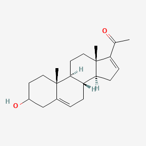 molecular formula C21H30O2 B1253292 Allopregna-5,16-diene-20-one 