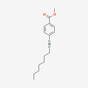 molecular formula C17H22O2 B12532923 Methyl 4-(non-1-YN-1-YL)benzoate CAS No. 827028-03-5