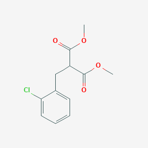 molecular formula C12H13ClO4 B12532929 Propanedioic acid, [(2-chlorophenyl)methyl]-, dimethyl ester CAS No. 670748-78-4