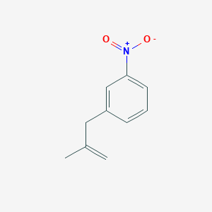 molecular formula C10H11NO2 B12532944 1-(2-Methylprop-2-en-1-yl)-3-nitrobenzene CAS No. 651728-02-8