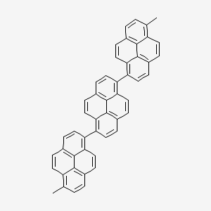 molecular formula C50H30 B12532980 1,6-bis(6-methylpyren-1-yl)pyrene CAS No. 797057-74-0