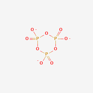 molecular formula O9P3-3 B1253299 Trimetaphosphate ion CAS No. 15705-55-2