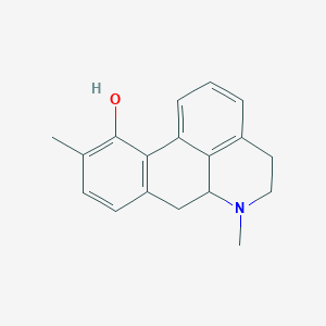 molecular formula C18H19NO B1253302 10-Methyl-11-hydroxyaporphine 
