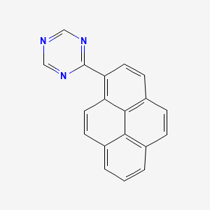 molecular formula C19H11N3 B12533031 2-(Pyren-1-YL)-1,3,5-triazine CAS No. 869305-40-8