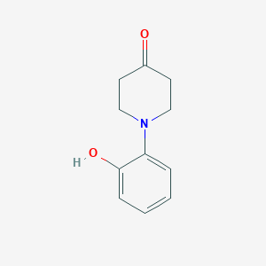 molecular formula C11H13NO2 B12533068 1-(2-Hydroxyphenyl)piperidin-4-one CAS No. 821792-45-4