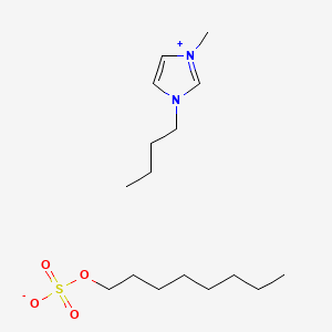 molecular formula C16H32N2O4S B1253307 1-Butyl-3-methylimidazolium octyl sulfate CAS No. 445473-58-5