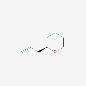 molecular formula C8H14O B12533070 (2R)-2-(Prop-2-en-1-yl)oxane CAS No. 673478-36-9